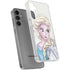 Disney Frozen Elsa Snowflakes Art Galaxy S24 Plus Clear Case